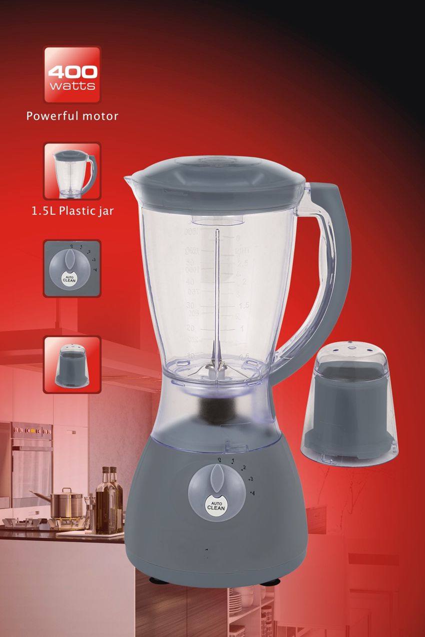 4 Speeds Control 2-in-1 Plastic Blender