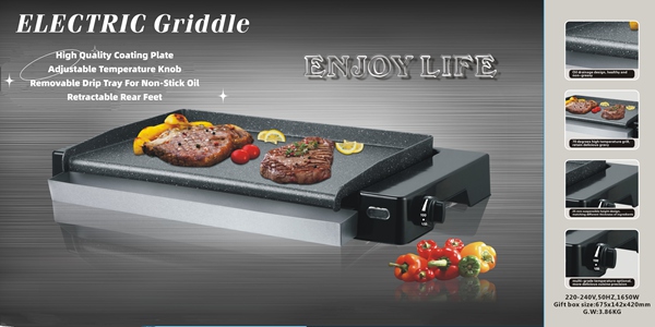 Electric Griddle with Coating Plate