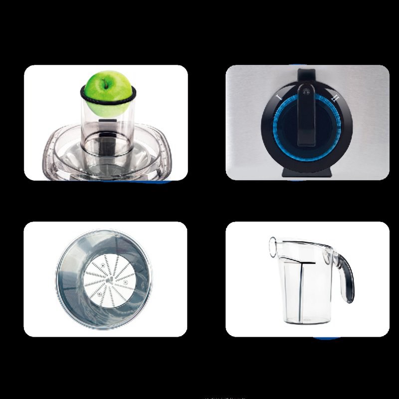 Low Speed Big Mouth Cold Press Juicer Multi-Functional Slow Juicer for Household